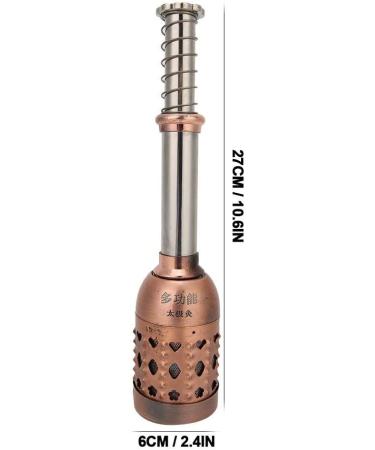 Zyyini Moxa Roller - Handheld Copper Moxa Stick for Moxibustion Massage | High Thermal Conductivity & Density Filter Net | International Shipping Available - Buy Online on GoSupps.com