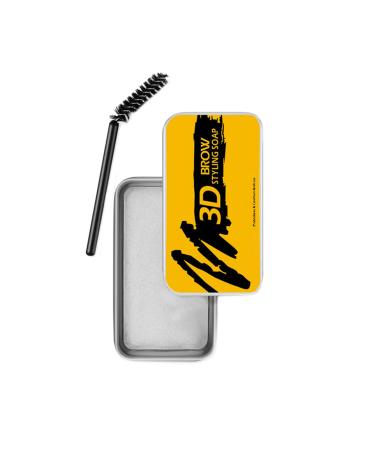 Eyebrow Soap Kit Eyebrow Gel Clear with Eyebrow Brush Transparent longlasting styling balm for natural eyebrows eyebrow pomade Raxove
