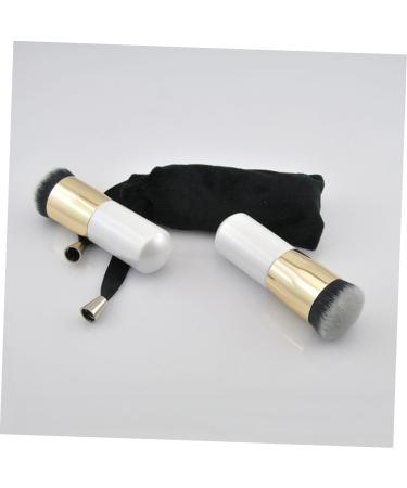 minkissy Professional Makeup Portapotty Make up Brushed Reuseable Short Makeup Brush Powder Foundation Brush Makeup Brush Travel Round Head Velvet Bag Cosmetic Chubby Pier Powder Brush Wood - Buy Online on GoSupps.com