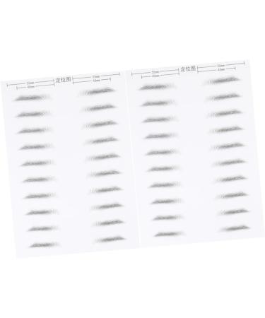 Ipetboom 6 Sheets Pairs Eyebrow Transfer Eyebrow Makeup Tools Simulation Eyebrow Sticker Disposable 6d - Buy Online on GoSupps.com