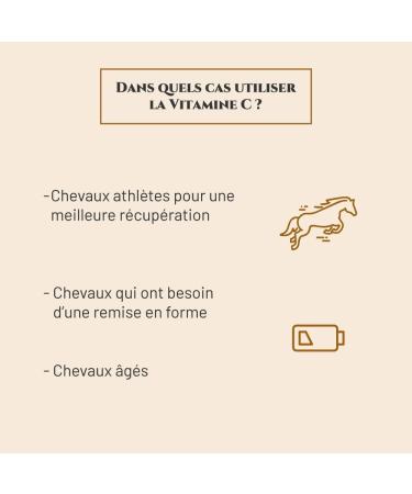 PRINCE EQUIN - Vitamin C - Horse nutritional supplement - Pot 1 kg - Strength Energy Resistance - Antioxidant - French brand - Buy Online on GoSupps.com