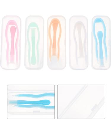 10-Pack Tweezers with Suction Cup - Glasses Holder & Contact Lens Remover | AB Medical Plastic Travel Case for Colored Lenses - Buy Online on GoSupps.com