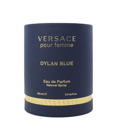 V rsace Dylan Blue Pour Femme For Women Eau de Parfum Spray 3.4 OZ. 100 ml Floral 3.4 Fl Oz (Pack of 1)