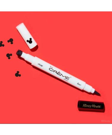 The Creme Shop Disney Dual-Ended Eyeliner & Mickey Freckle Stamp Eye Liner - Black | DMES7241 + Free Zipper Bag - Buy Online on GoSupps.com