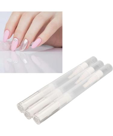 3PCS Reusable Cuticle Oil Pens - 2.5ml Transparent Twist Refillable Nail Polish Bottles with Brush Tip for Eyelash Growth - Cosmetic Containers - Buy Online on GoSupps.com