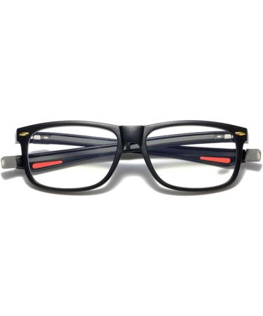 Koosufa Blue Light Filter Reading Glasses - Magnetic Closure Clip for Men & Women | Light Reading Aid with Pull-Out Iron-On Ends | Neck Hanging | Multiple Strengths Available - Buy Online on GoSupps.com