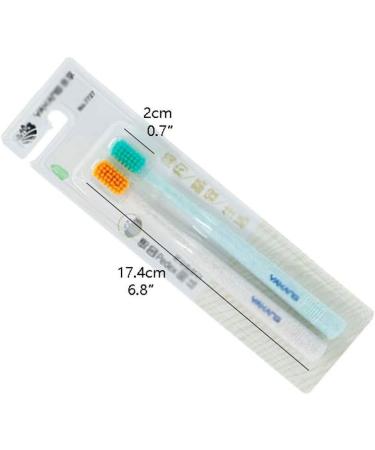 Zumaha Compact Soft Toothbrush Pack of 8 - Ergonomic Hand Toothbrush for Sensitive Gums - Ideal for Adults & Children - Buy Online on GoSupps.com