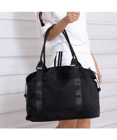 COTEetCI Women's Large Sports Gym Tote Bag - Black | Perfect for Travel, Hiking, and Beach Activities - Buy Online on GoSupps.com