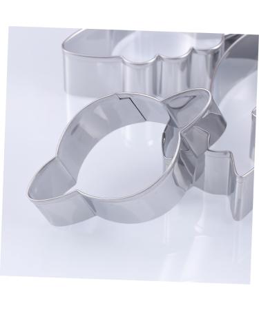 MAGICLULU Cookie Cutters 6 Pcs Fondant Cookies Mold Stainless Steel Cake Cookie Mold M Silver - Buy Online on GoSupps.com