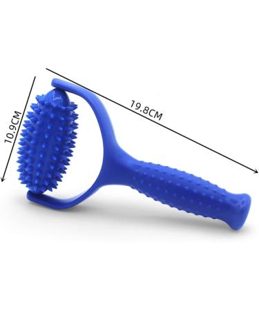 Uqmiqura Massage Balls & Scooters | Fascia Ball Roller for Back Legs Feet & Hands - Pain Relief Massager (Blue) - Buy Online on GoSupps.com