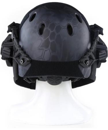 PJ Fast Tactical Helmet Airsoft Paintball Full Face Mask with Molle Mesh Goggles for Military CS Shooting & Outdoor Sports - Buy Online on GoSupps.com