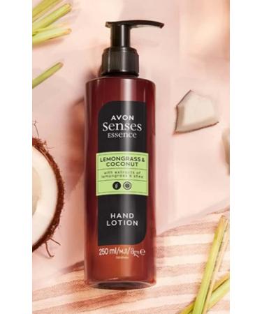 New Larger Size - Avon Senses Essence Lemongrass & Coconut Hand Lotion - Sold By Ultimate Things - Buy Online on GoSupps.com