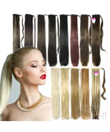 RemyHaar.eu - 30cm Dark Brown Clip-In Hairpiece Braid Ponytail Extensions (100g) - Buy Online on GoSupps.com