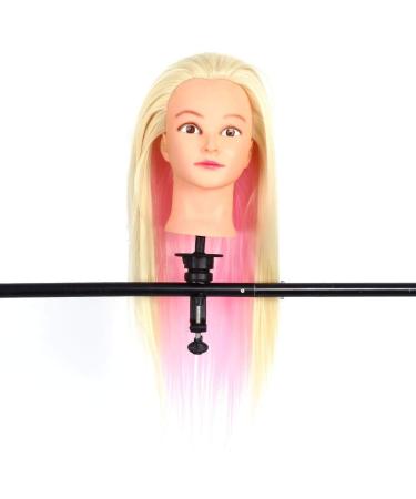 26'' Bunter Salon Hair Training Head - Soft Pop Model with Free Comb & Clamp Holder for Hairdresser Training - Buy Online on GoSupps.com