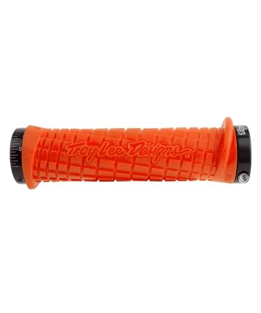 Odi Troy Lee Design Grip with Lock On Clamps Orange/Black