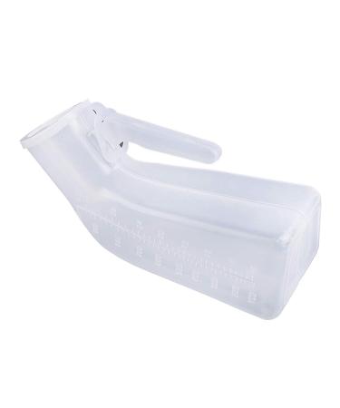 Male Urinal Thick Transparent with Lid 1000ml for Camping Car Home Travel Toilet Happy