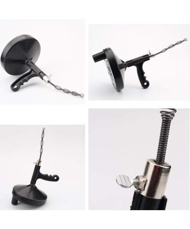 Hand-cranked Toilet Sewer Dredging Tool - Drain Pipe Spiral Pipe Cleaning Pipe Tool Bathroom Toilet Kitchen Sewer Sink Rotating Pipe Sewer Hair Remover Tool - Buy Online on GoSupps.com