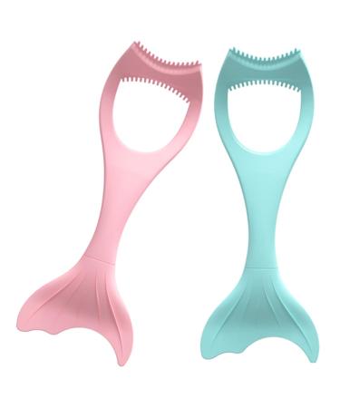 CANIGHT 2pcs Mascara Brush Face Contour Stencils Eyeliner Stencils for Eyes Wing Eyeshadow Brush