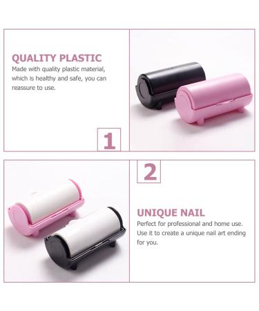 Minkissy Nail Art Accessories | Nail Angel Lint Brush & Pet Hair Adhesive Gel for Easy Cleaning - 11.5x6cm Pink - Buy Online on GoSupps.com