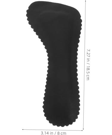 Self-Adhesive High Heel Pads - Wear-Resistant Compact Insoles | Portable Foot Pads for Comfort | Black 18.50X8.00X0.30CM - Buy Online on GoSupps.com