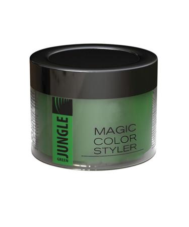 Magic Color Styler - Magic Hair Color Styler Magic Color Styler Gel for Change Hair Color Without Damaging It Natural Hair Wax for Provides Fantastic Hair Color and Coverage(Color:Green)