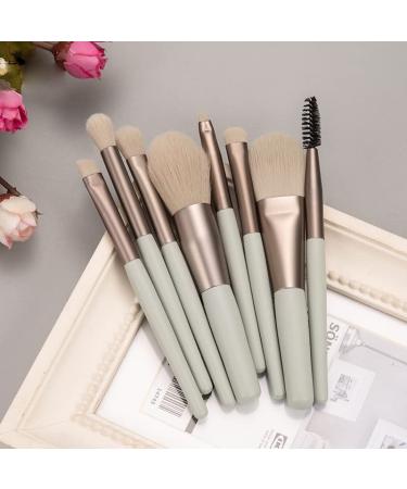 8Pcs Mini Makeup Brush Set - Foundation Highlighter Eyeshadow & Eyelash Brushes for Flawless Application | International Shipping Available - Buy Online on GoSupps.com