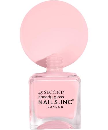 Nails.INC 45 Second Speedy Gloss Ladbroke Grove Grooving 14ml Pink Nail Polish - Buy Online on GoSupps.com