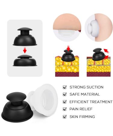 12pcs Silicone Cupping Therapy Set | Professional Vacuum Cups for Anti Cellulite Massage and Pain Relief - Buy Online on GoSupps.com
