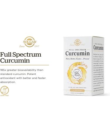 Solgar Full Spectrum Curcumin 90 Softgels - Potent Liquid Extract for Joint Support - Buy Online on GoSupps.com