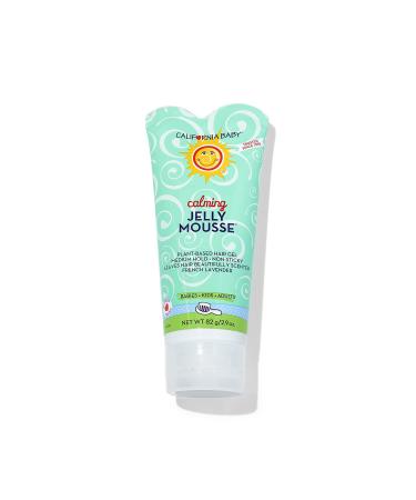 California Baby Calming Jelly Mousse Hair Gel | 100% Plant-Based (USDA Certified) | Kids Hair Gel | Medium-Hold | Lavender Scent | Allergy Friendly | Non-Sticky Baby Hair Gel | 82 g / 2.9 oz.