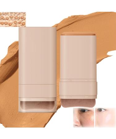 Velvet Matte Foundation Stick with Fine Brush Matte Foundation Stick Lightweight Buildable Coverage Contour Stick Longwear Contour Stick Foundation Face Stick (05.)