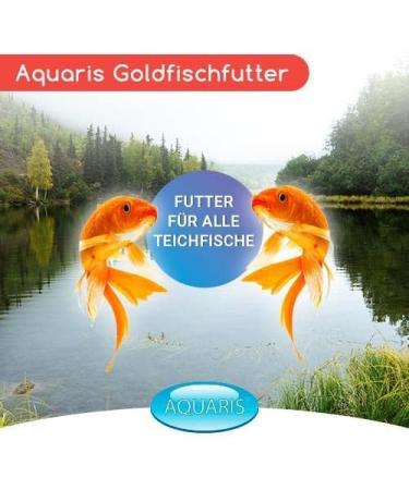 AQUARIS Goldfish Food 1 kg / 3 mm Premium Quality Does Not Cloud the Water - Buy Online on GoSupps.com