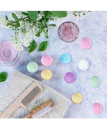 24-Piece Handmade Bath Bombs Set with Essential Oils - Perfect Birthday or Christmas Gift for Women, Mothers, Kids, and Girls - Colorful Fizzy Bubble Spa Experience - Buy Online on GoSupps.com