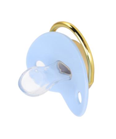 Soft Touch Silicone Baby Pacifier - Ultra-Light Bling Design for Newborns (6-18 Months) - Blue - International Shipping - Buy Online on GoSupps.com