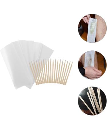 GLEAVI Lot de 200 Set de Bandes de Cire D pilatoires Jetables 88 Mm avec 100 B tonnets en Bois Non Tiss pour pilation Visage Bras et Jambes Hygi ne Optimale pilation Femme - Buy Online on GoSupps.com