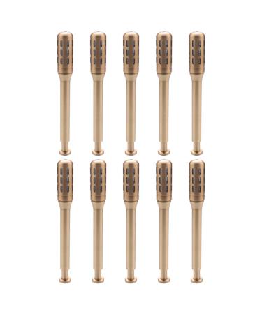 VENYAA 10X Roll Set Acupuncture Therapy Copper Massage Meridian Moxibustion Roller Stick Mini Mugwort