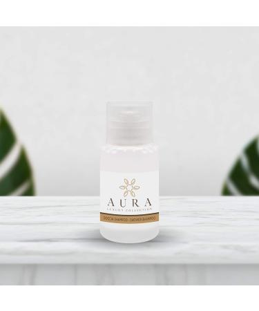 AURA LUXURY COLLECTION Kit of 50 x 20 ml Soft White Argan Shower Shampoo Bottles