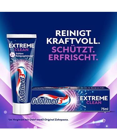 Odol-med3 Extreme Clean Toothpaste 75ml (Pack of 5) - Double Cleaning Performance for Ultimate Oral Care | Shop Internationally - Buy Online on GoSupps.com