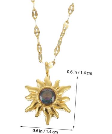 COLLBATH 1 Pc Sunflower Pendant Necklace Necklaces Necklace Girls Neck Jewelry Accessories Miss Chic - Buy Online on GoSupps.com