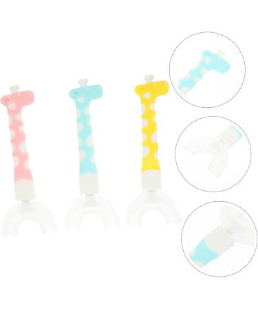Beavorty 9 STK Children's Cartoon Toothbrush Set - Toddler Massage Toothbrush - Silicone Manual Brush for Bright Smiles - Safe Food-Grade Quality - Buy Online on GoSupps.com