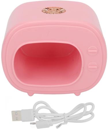Mini UV LED Nail Lamps with 4 Lamp Beads Fast Drying Portable Gel Nail Polish Curing Lamp Soft Lighting Suitable for All Nail Polishes (Pink) - Buy Online on GoSupps.com