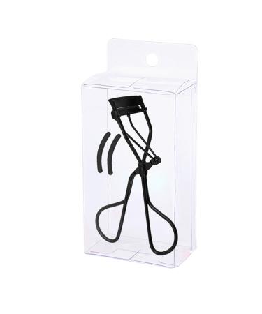 Eyelash Curler Handheld Eye Lash Curler Dramatically Curled Eyelashes Curler with Padded Handle for Long Lasting Effect Swimming Black-pvc Box
