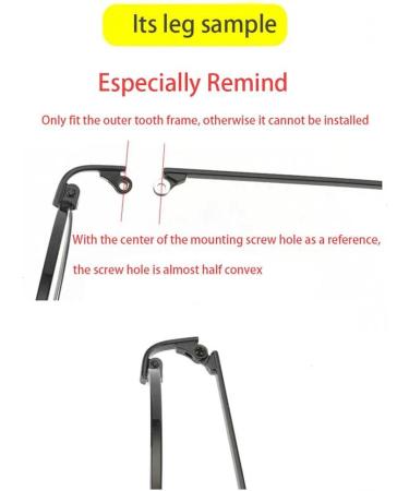 LIUZHIPENG Metal Glasses Replacement Arm - Universal Eyeglass Temple Legs for Thin Frames & Sunglasses | Durable & Stylish - Buy Online on GoSupps.com