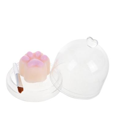 FRCOLOR Moisturizing Cat Paw Lip Balm Color Changing Lip Cream for Women Hydrating Formula Adaptive Color with Body Temperature for Autumn Winter Care