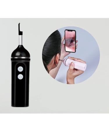 QIYUDS Ear Wax Removal Tool 720P Ear Wax Remover Tool WiFi HD Ear Camera 6 Low-Temp LED Lights Ear Cleaner with LCD Screen for Kids Adults (Color : Black) - Buy Online on GoSupps.com
