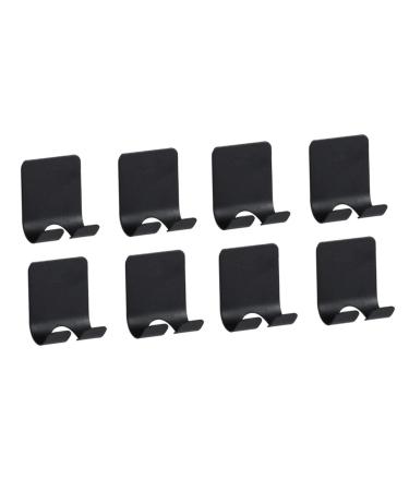 Homsfou cell phone stand 16 pieces of razor hangers wall hook stainless steel hooks clothes hook wall holder razor hook wall hangers self-adhesive plug rack connector punch-free hooks