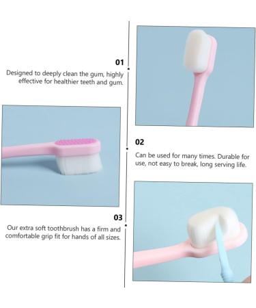 FRCOLOR Manual Toothbrush 2pcs | Soft Handle Replacement Toothbrush for Adults - International Shipping Available - Buy Online on GoSupps.com