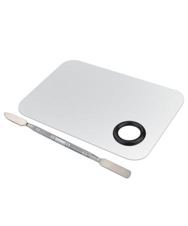 Pro Stainless Steel Makeup Palette Spatula Tool for Nail Art & Eye Shadow - Professional Pigment Blending, Lightweight - 5.9 x 3.9 inches - Buy Online on GoSupps.com