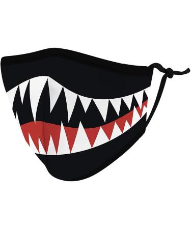 Yliquor 3 PC Adult Cycling Milk Shreds Mask Windproof Anti-Spitting Protective Washable Cotton Face Covering Reusable for Cycling Camping Travel (3 PC Black) - Buy Online on GoSupps.com