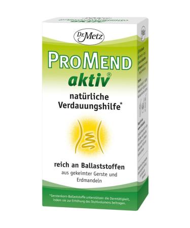 Dr. Metz ProMend aktiv The natural digestive aid (300 g) Supports intestinal activity* 100% plant-based For cereals yogurt fruit or as a hot porridge for breakfast